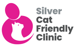 cat friendly clinic logo silver